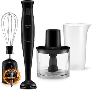Mixer Vertical Turbo Chef Elgin 3 em 1 200W Preto 110v
