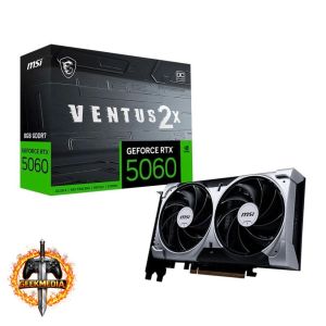 Placa de Vídeo NVIDIA GeForce MSI RTX 5060 8GB VENTUS 2X OC Blackwell