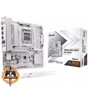 Placa Mãe ASRock B850M Challenger WiFi White