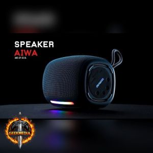 Caixa de Som Aiwa Speaker 15w Ipx4 - Aws-sp-03-b Preto
