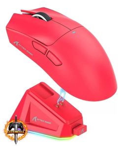 Mouse Gamer Sem Fio Attack Shark X11 Com Base