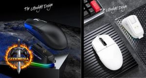 Mouse Gamer Attack Shark G3 Pro 1KHz com Dock RGB