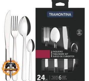Faqueiro Tramontina Malibu 24 Peças Inox