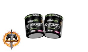 Kit 2x Pré Treino Diabo Verde Pre-Workout 150g FTW