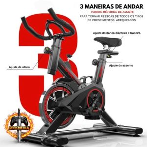 Bicicleta Ergométrica Spinning Academia Fitness Profissional 120kg