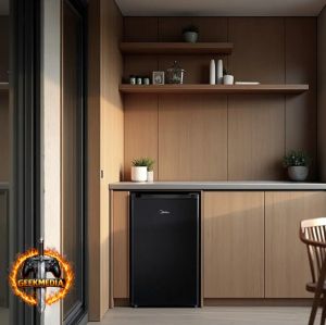 Frigobar Midea 124 Litros Black Edition Inverter Bivolt