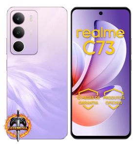 Smartphone Realme C73 128GB 4GB RAM - Tela 120Hz 6000mAh - Violeta