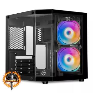 Gabinete Gamer Mancer Cv700m com Lateral de Vidro e 2 Fans