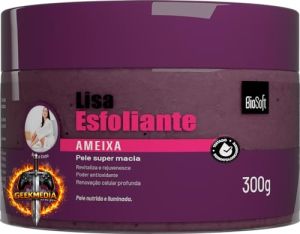 Esfoliante Corporal Soft Hair Biosoft Lisa 300G Ameixa