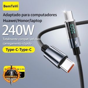 Cabo Tipo C USB PD 240W BemTeVi