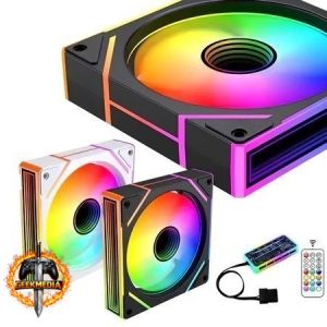 Kit 3 Ventoinhas ARGB 120MM
