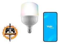 Lâmpada Inteligente Alta Potência 20W Elgin Color RGB Wifi