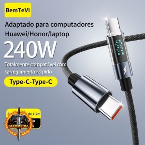 Cabo Tipo C USB PD 240W BemTeVi