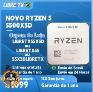 Processador AMD Ryzen 5 5500X3D