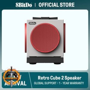 Caixa de Som 8BitDo Retro Cube 2 com Dock de Carregamento Sem Fio