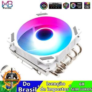 Air Cooler Low Profile aRGB Wovibo 6 Heatpipes 120mm