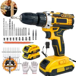 Kit de Ferramentas Elétricas 26V 47 Peças com Maleta