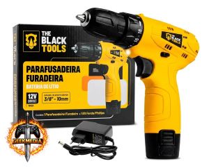 Parafusadeira Furadeira The Black Tools TB12A 3/8 a Bateria