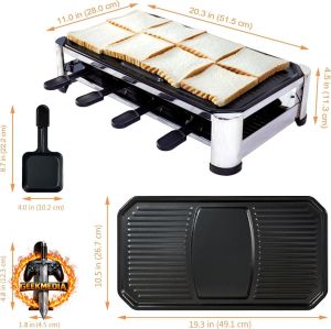 Churrasqueira Raclette Tamarit para 8 pessoas