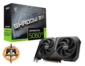 Placa de Vídeo MSI GeForce RTX 5060 Ti 8GB Shadow 2x GDDR7