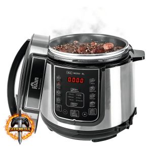 Panela De Pressão Elétrica Kian Inox 5 Litros