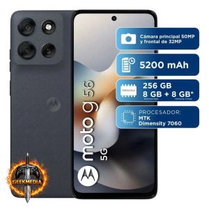 Motorola Moto G56 5G - 256GB 8GB RAM - Dual Sim - Preto