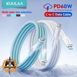 Cabo USB C para USB Tipo C KUULAA Carregador Rápido PD 60W