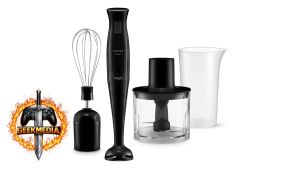 Mixer Elétrico Triturador Desmontável Liquidificador Chef Mix-20 3 em 1 200W Preto Elgin 127V
