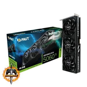 Placa de Vídeo Palit GeForce NVIDIA RTX 5060 Ti 16GB Infinity 3 GDDR7