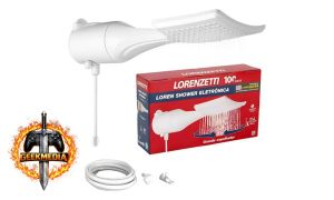 Chuveiro Lorenzetti Loren Shower Eletrônico Ultra Branco 7500W 220V