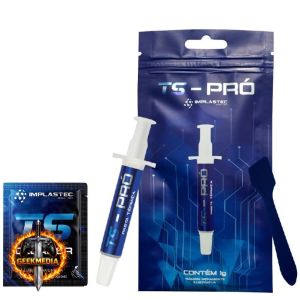 Pasta Térmica Implastec Ts Pro 4g  Espátula  Sachê Cleaner
