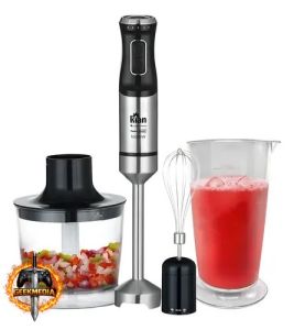 Mixer 3 em 1 Processador Batedor Inox 1000W Kian Preto