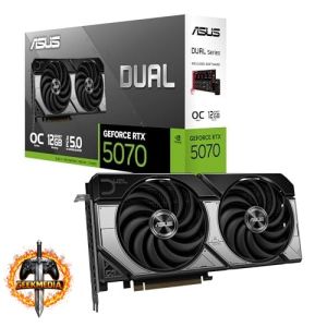 Placa de Vídeo ASUS Dual GeForce RTX 5070 12GB GDDR7 OC Edition