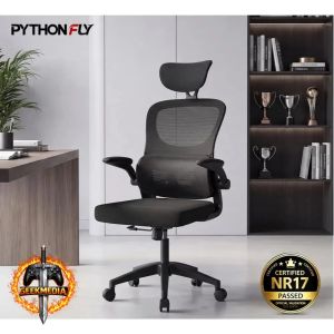 Cadeira Sweet Studio Escritório Ergonômica Giratória com Apoio Lombar Nr17