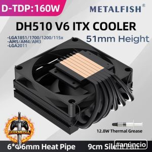 Cooler Metalfish DH510 Low Profile 6 Heatpipes
