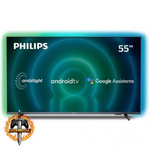 Smart TV 55" UHD 4K Philips 55PUG7906 Ambilight Android TV