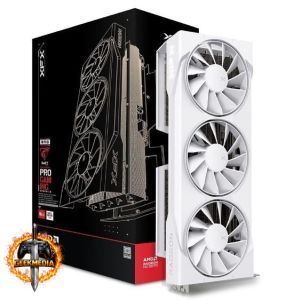 Placa de Vídeo XFX Swift RX 9070 OC White Triple Fan 16GB GDDR6