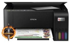 Impressora Multifuncional Tanque de Tinta Color Epson L3250 Preto