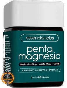 Penta Magnésio - 5 Formas de Magnésio - 60 Cápsulas