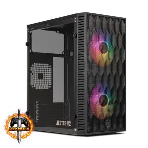 Gabinete Gamer TGT Jester V2 Rainbow Mini-Tower