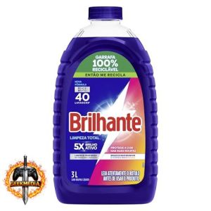 Lava Roupas Líquido Brilhante 3L