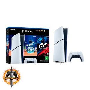 Console Sony PlayStation 5 Edição Digital 825GB  Controle DualSense  2 Jogos
