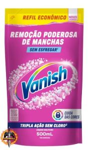 Tira Manchas Líquido Vanish Oxi Action Pink Refil 500ml