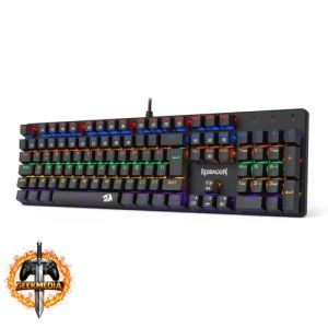 Teclado Mecânico Gamer Redragon Valheim K608-R Switch Brown
