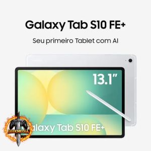 Tablet Samsung Galaxy Tab S10 FE Wi-Fi 128GB 8GB RAM Tela 13.1" 90Hz com S Pen e Capa